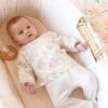 2-in-1-Effect Sleepsuit In Velour & Cotton Gauze, Matching Soft Toy, For Babies - White 2 2-in-1-Effect Sleepsuit In Velour & Cotton Gauze, Matching Soft Toy, For Babies - White -PETIT BATEAU Sales Store 2 in 1 effect sleepsuit in velour cotton gauze matching soft toy for babies