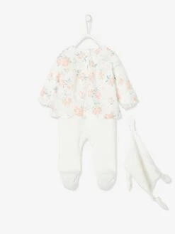 2-in-1-Effect Sleepsuit In Velour & Cotton Gauze, Matching Soft Toy, For Babies - White 15 2-in-1-Effect Sleepsuit In Velour & Cotton Gauze, Matching Soft Toy, For Babies - White -PETIT BATEAU Sales Store 2 in 1 effect sleepsuit in velour cotton gauze matching soft toy for babies 5