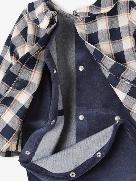 2-in-1 Pyjamas With Matching Comforter For Baby Boys - Blue Dark Solid With Design 8 2-in-1 Pyjamas With Matching Comforter For Baby Boys - Blue Dark Solid With Design - Image 6