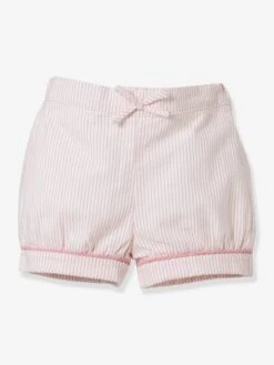 Cyrillus Baby's Bubble Shorts - Pink Light Striped