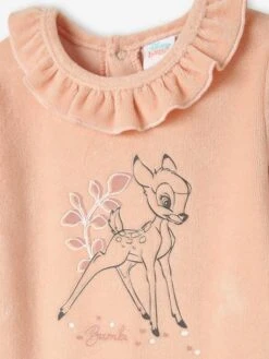 Bambi By Disney® Velour Sleepsuit For Babies - Pink Light Solid With Design 8 Bambi By Disney® Velour Sleepsuit For Babies - Pink Light Solid With Design -PETIT BATEAU Sales Store bambi by disney velour sleepsuit for babies 2
