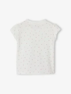 Bambi T-Shirt For Baby Girls, By Disney® - White Light All Over Printed -PETIT BATEAU Sales Store bambi t shirt for baby girls by disney 2