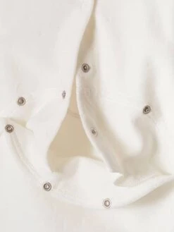 Bear Sleepsuit In Velour, For Babies - Ecru -PETIT BATEAU Sales Store bear sleepsuit in velour for babies 5