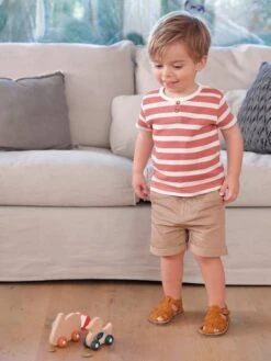 Bermuda Shorts For Babies - Taupe