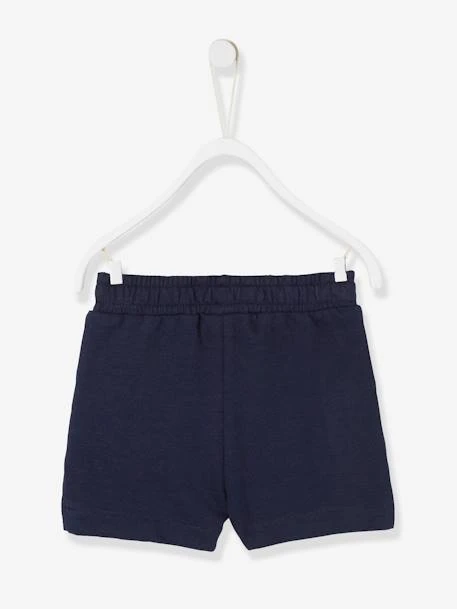 Bermuda Shorts In Fleece For Baby Boys - Dark Blue 7 Bermuda Shorts In Fleece For Baby Boys - Dark Blue - Image 5