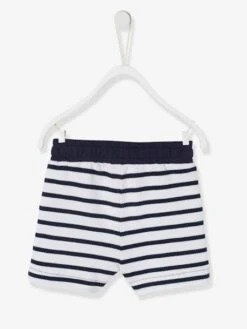Bermuda Shorts In Fleece For Baby Boys - Dark Blue 18 Bermuda Shorts In Fleece For Baby Boys - Dark Blue -PETIT BATEAU Sales Store bermuda shorts in fleece for baby boys 7