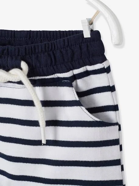 Bermuda Shorts In Fleece For Baby Boys - Dark Blue 11 Bermuda Shorts In Fleece For Baby Boys - Dark Blue - Image 9