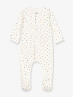 PETIT BATEAU Bodyjamas In Organic Cotton - White