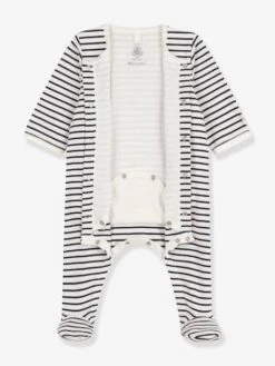 Bodyjamas In Organic Cotton, By PETIT BATEAU - White -PETIT BATEAU Sales Store bodyjamas in organic cotton by petit bateau 4