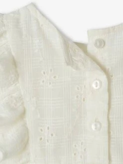 Broderie Anglaise Dress For Babies - Ecru 9 Broderie Anglaise Dress For Babies - Ecru -PETIT BATEAU Sales Store broderie anglaise dress for babies 3