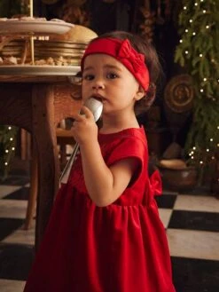 Christmas Gift Box, Sequinned Dress & Matching Headband For Babies - Red 19 Christmas Gift Box, Sequinned Dress & Matching Headband For Babies - Red -PETIT BATEAU Sales Store christmas gift box sequinned dress matching headband for babies 7