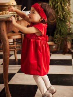 Christmas Gift Box, Sequinned Dress & Matching Headband For Babies - Red 21 Christmas Gift Box, Sequinned Dress & Matching Headband For Babies - Red -PETIT BATEAU Sales Store christmas gift box sequinned dress matching headband for babies 9