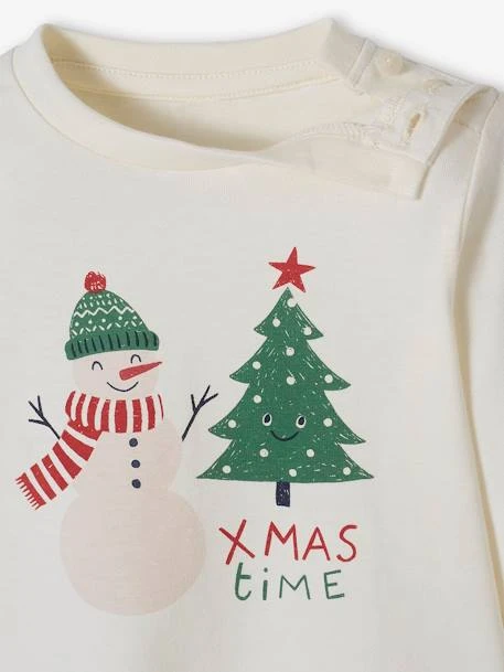 Christmas Jumper With "Christmas Time" Inscription, For Babies - Ecru 4 Christmas Jumper With "Christmas Time" Inscription, For Babies - Ecru - Image 2