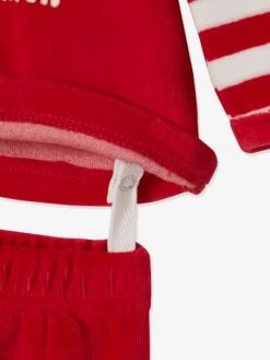 Christmas Velour Pyjamas For Babies - Dark Red 10 Christmas Velour Pyjamas For Babies - Dark Red -PETIT BATEAU Sales Store christmas velour pyjamas for babies 2