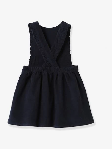 Corduroy Dress For Babies, By CYRILLUS - Navy Blue 4 Corduroy Dress For Babies, By CYRILLUS - Navy Blue - Image 2