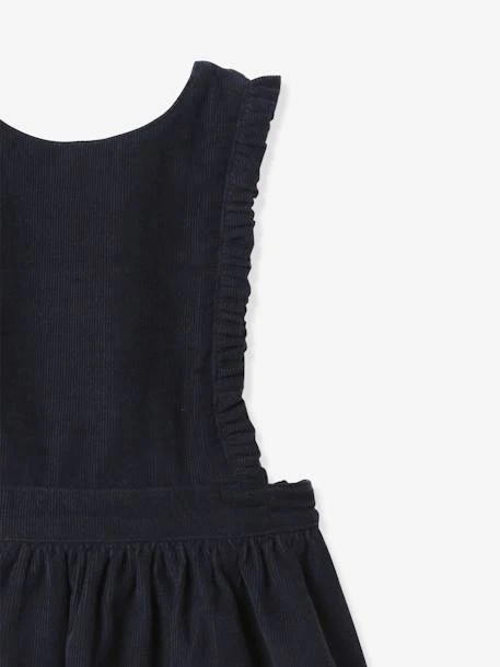 Corduroy Dress For Babies, By CYRILLUS - Navy Blue 5 Corduroy Dress For Babies, By CYRILLUS - Navy Blue - Image 3