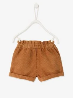 Corduroy Shorts For Baby Girls - Camel -PETIT BATEAU Sales Store corduroy shorts for baby girls 6