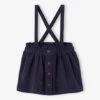 Corduroy Skirt For Babies - Blue Dark Solid -PETIT BATEAU Sales Store corduroy skirt for babies