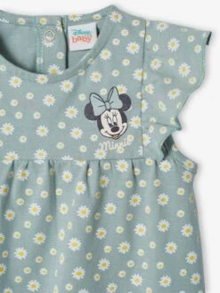 Dress For Baby Girls, Minnie Mouse By Disney® - Aqua Green -PETIT BATEAU Sales Store dress for baby girls minnie mouse by disney 2