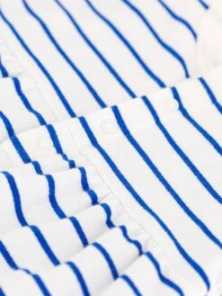 Dress + Short Sleeve Bodysuit, By Petit Bateau - White -PETIT BATEAU Sales Store dress short sleeve bodysuit by petit bateau 2