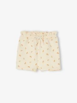Fleece Shorts For Babies - Pale Pink