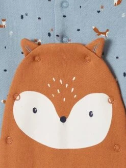 Fleece Sleepsuit For Babies - Grey Medium All Over Printed -PETIT BATEAU Sales Store fleece sleepsuit for babies 2