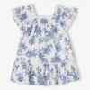 Floral Dress For Babies - Ecru -PETIT BATEAU Sales Store floral dress for babies