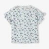 Floral T-Shirt In Pointelle Knit, For Babies - Ecru 2 Floral T-Shirt In Pointelle Knit, For Babies - Ecru -PETIT BATEAU Sales Store floral t shirt in pointelle knit for babies