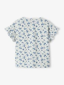 Floral T-Shirt In Pointelle Knit, For Babies - Ecru 9 Floral T-Shirt In Pointelle Knit, For Babies - Ecru -PETIT BATEAU Sales Store floral t shirt in pointelle knit for babies 3