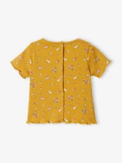 Floral T-Shirt In Rib Knit For Babies - Yellow Medium All Over Printed 17 Floral T-Shirt In Rib Knit For Babies - Yellow Medium All Over Printed -PETIT BATEAU Sales Store floral t shirt in rib knit for babies 7