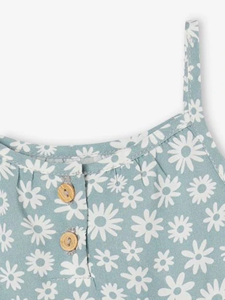 Fluid Dress With Ruffles For Babies - Old Rose 5 Fluid Dress With Ruffles For Babies - Old Rose - Image 3