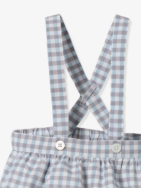 Gingham Bloomers For Babies By CYRILLUS - Blue Gingham Check 6 Gingham Bloomers For Babies By CYRILLUS - Blue Gingham Check - Image 4