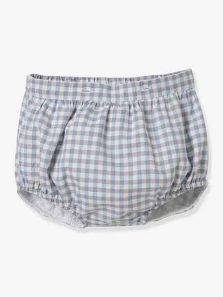 Gingham Bloomers For Babies By CYRILLUS - Blue Gingham Check 7 Gingham Bloomers For Babies By CYRILLUS - Blue Gingham Check - Image 5