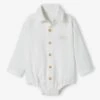 Long Sleeve Bodysuit Shirt For Babies - White 1 Long Sleeve Bodysuit Shirt For Babies - White -PETIT BATEAU Sales Store long sleeve bodysuit shirt for babies