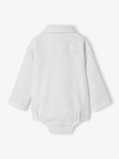 Long Sleeve Bodysuit Shirt For Babies - White 9 Long Sleeve Bodysuit Shirt For Babies - White -PETIT BATEAU Sales Store long sleeve bodysuit shirt for babies 3