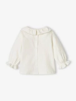 Long Sleeve Hearts Top For Babies - Ecru -PETIT BATEAU Sales Store long sleeve hearts top for babies 3