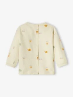 Long Sleeve Top For Babies - Ecru -PETIT BATEAU Sales Store long sleeve top for babies 1