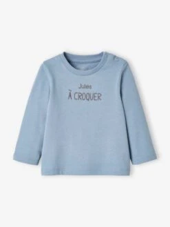 Long Sleeve Top For Babies - Sky Blue -PETIT BATEAU Sales Store long sleeve top for babies 13