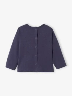Long Sleeve Top For Stylish Babies - Night Blue -PETIT BATEAU Sales Store long sleeve top for stylish babies 3