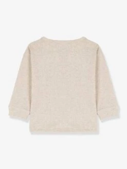 Long Sleeve Top In Organic Cotton, For Babies, By Petit Bateau - Grey -PETIT BATEAU Sales Store long sleeve top in organic cotton for babies by petit bateau 5