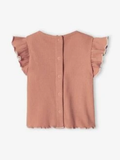 Love T-Shirt For Babies - Old Rose -PETIT BATEAU Sales Store love t shirt for babies 4