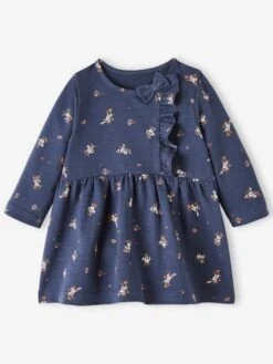 PETIT BATEAU Sales Store -PETIT BATEAU Sales Store marl effect fleece dress for babies 1