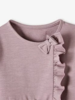Marl-Effect Fleece Dress For Babies - Purple Medium Solid 21 Marl-Effect Fleece Dress For Babies - Purple Medium Solid -PETIT BATEAU Sales Store marl effect fleece dress for babies 9