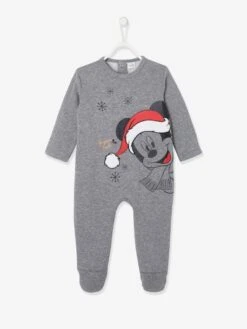 Mickey Mouse Christmas Pyjamas By Disney®, For Babies - Grey