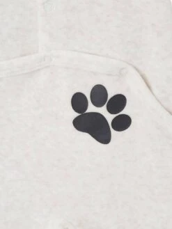 "Mini Bear" Velour Sleepsuit For Babies - Brown -PETIT BATEAU Sales Store mini bear velour sleepsuit for babies 5