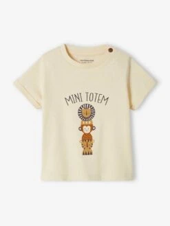Mini Totem T-Shirt For Babies - Ecru