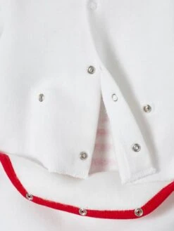 Minnie Mouse Christmas Pyjamas By Disney®, For Babies - White -PETIT BATEAU Sales Store minnie mouse christmas pyjamas by disney for babies 4