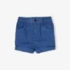Occasionwear Bermuda Shorts For Babies - Blue -PETIT BATEAU Sales Store occasionwear bermuda shorts for babies