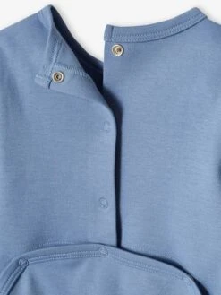 Pack Of 2 Adventure Sleepsuits In Interlock Fabric For Baby Boys - Chambray Blue -PETIT BATEAU Sales Store pack of 2 adventure sleepsuits in interlock fabric for baby boys 8