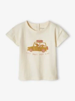 Pack Of 2 Basic T-Shirts For Babies - Taupe -PETIT BATEAU Sales Store pack of 2 basic t shirts for babies 21